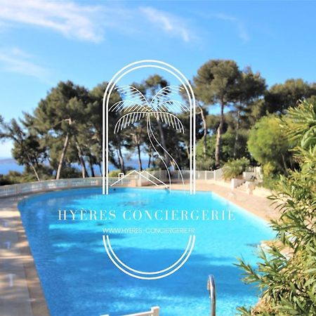 Apartmán T3 Standing-Splendide Vue Mer - Piscine Parking By Hc Hyères Exteriér fotografie