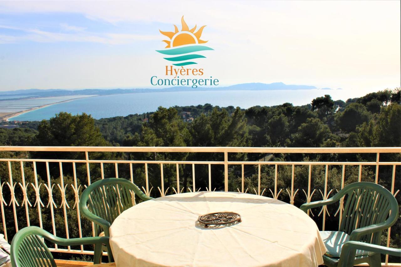 Apartmán T3 Standing-Splendide Vue Mer - Piscine Parking By Hc Hyères Exteriér fotografie